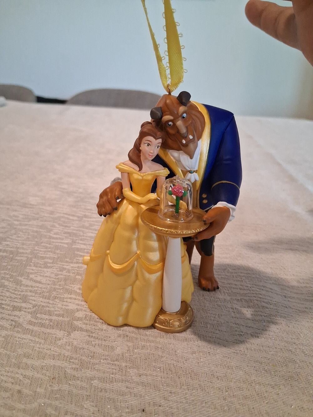 2017 Hallmark Keepsake Disney Beauty and the Beast Tale as Old as Time Magic...